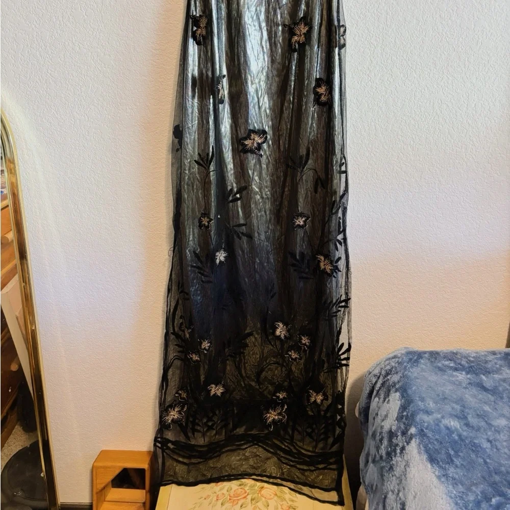 Vintage Sheer Maxi Dress - Picture 3 of 8